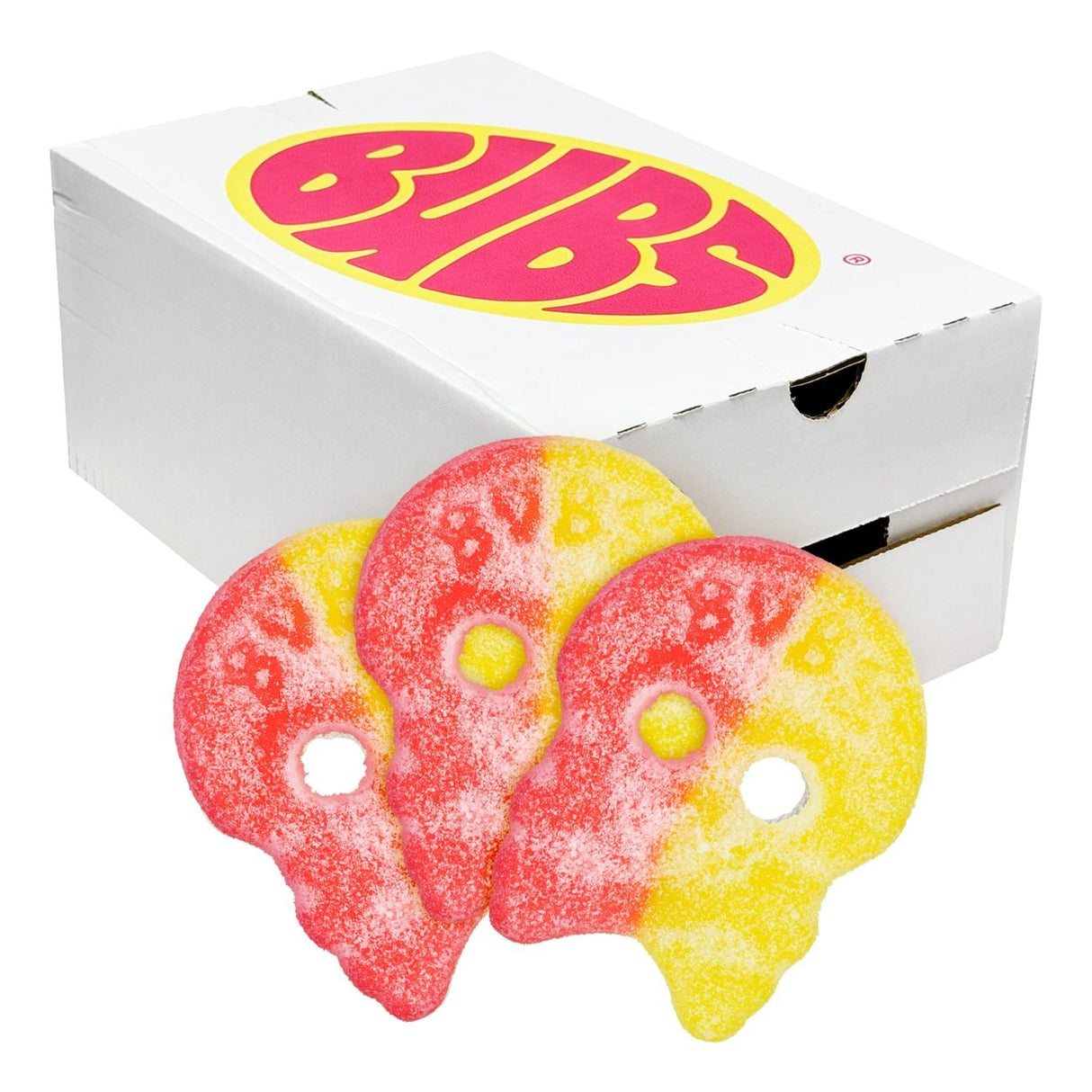BUBS Lemon Raspberry Skalle 3,2 kg storpack