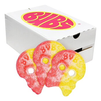 BUBS Lemon Raspberry Skalle 3,2 kg storpack
