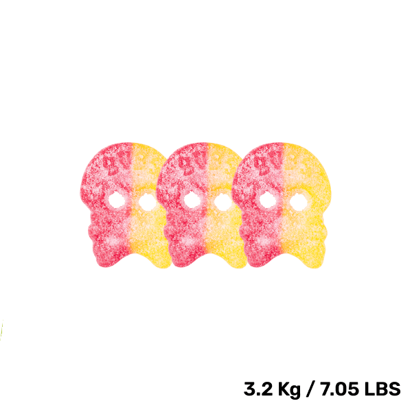 BUBS Lemon Raspberry Skalle med smak av citron och hallon