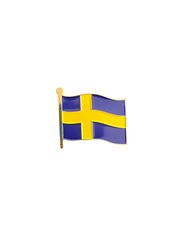 Metal magnet - Swedish Flag