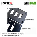 EGT Kontaktdon numrerat torpedkit 4 Cyl Mini-k (typ-k element) Panelkit 1x4 platta