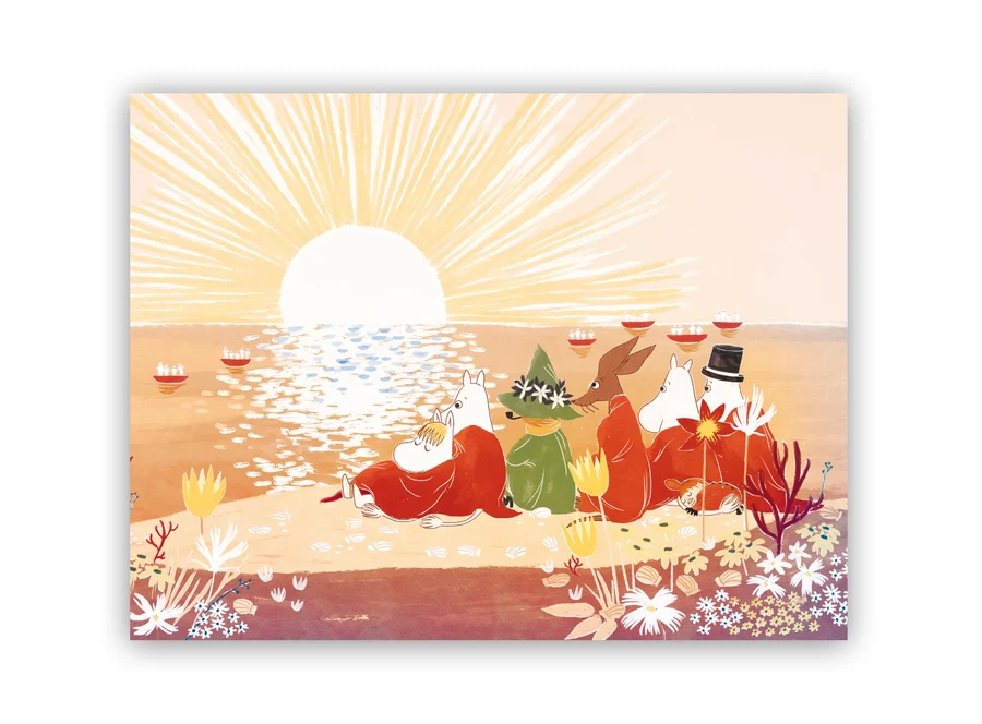 Table mat Moomin Sunset Reddish