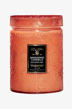 Voluspa Mandarino Cannela Large Glass Jar