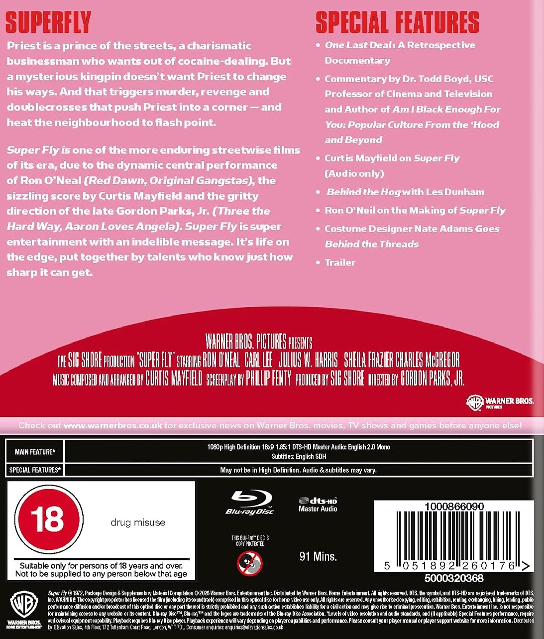 Superfly (ej svensk text) (Blu-ray) - 2
