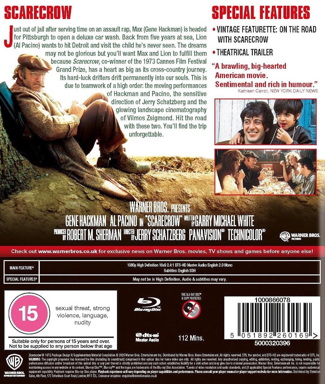 Scarecrow (ej svensk text) (Blu-ray) - 2