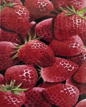 Jordgubbar Diamond Picture, Diamond Painting