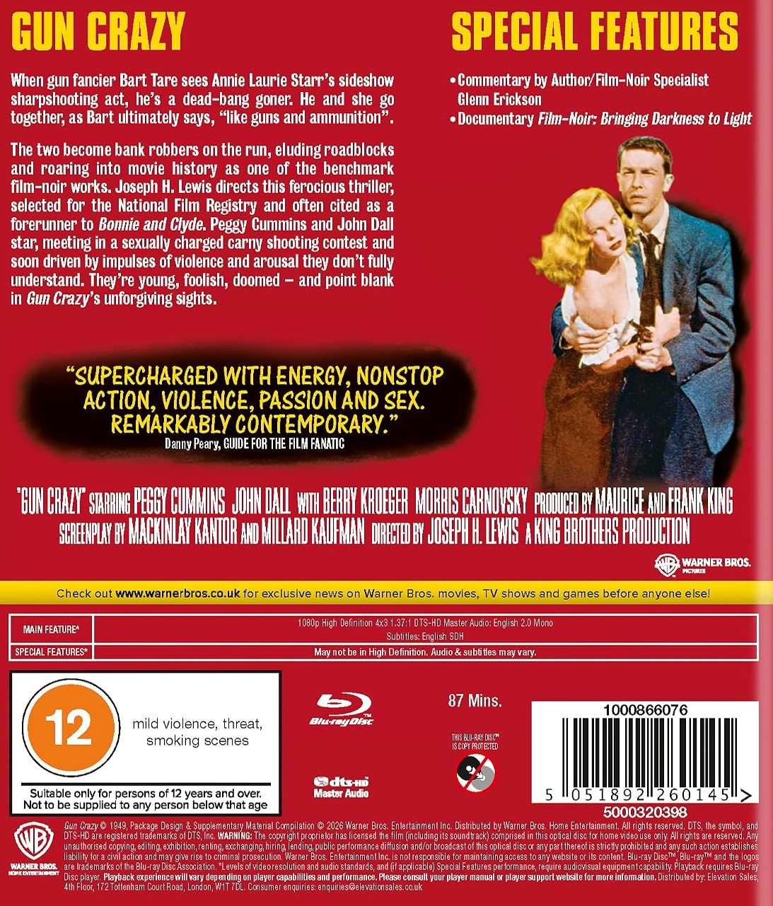 Gun Crazy (ej svensk text) (Blu-ray) - 2