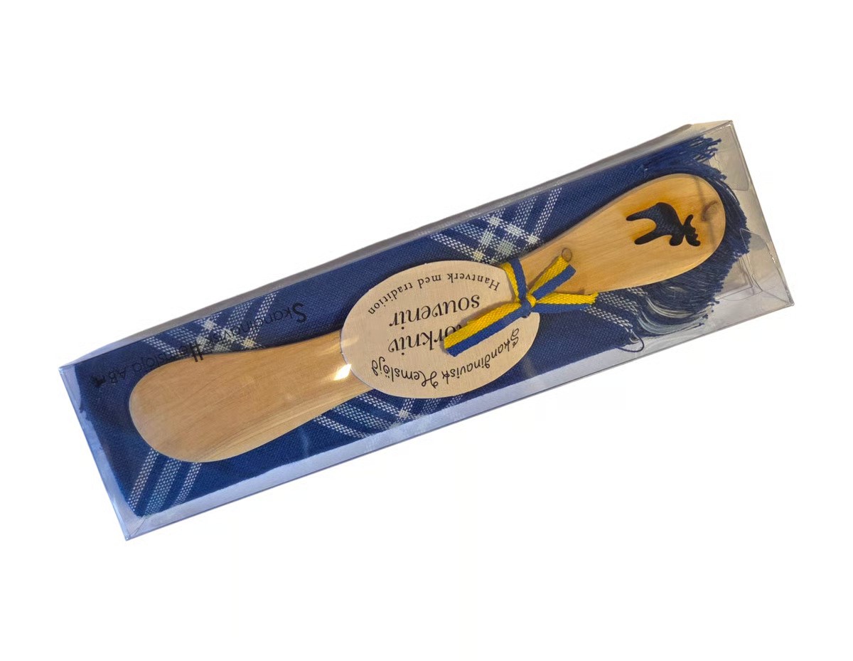Butterknife gift set- Moose, dark blue