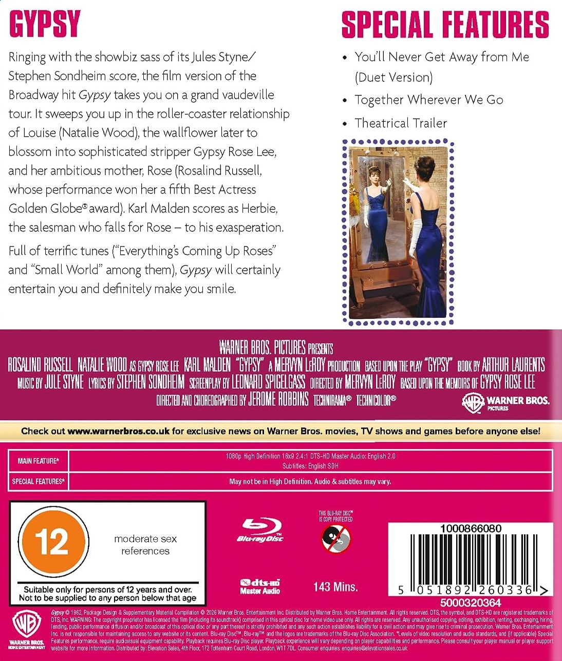 Gypsy (ej svensk text) (Blu-ray) - 2
