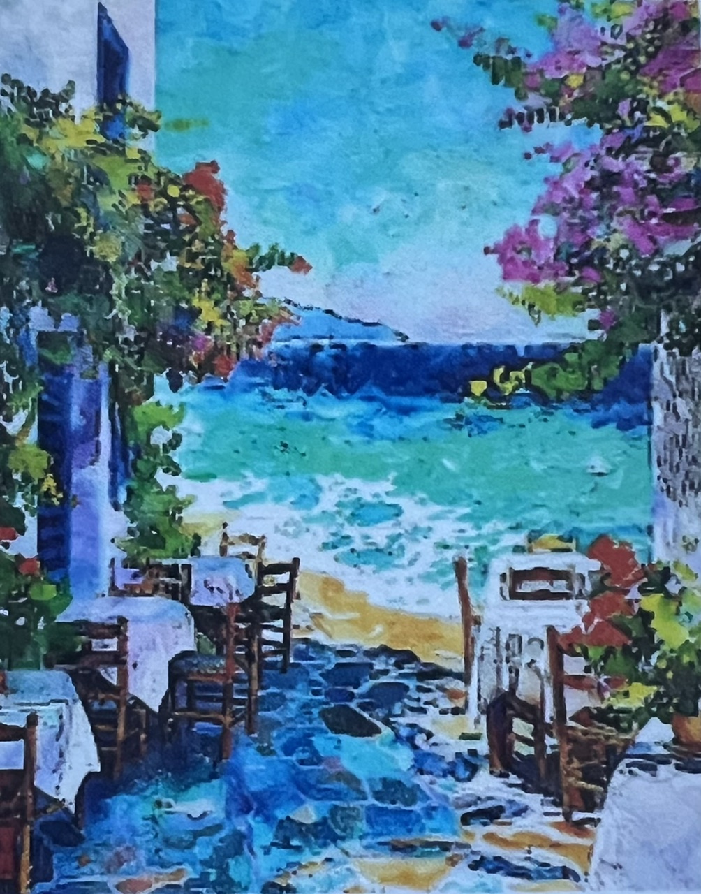Harbour Café, Diamond Picture, Diamond Painting