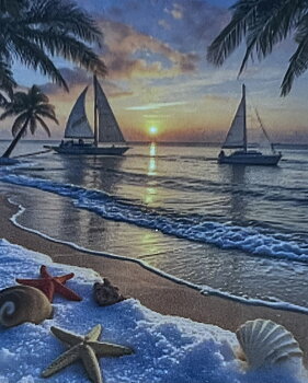Sailboat Race, Diamond Picture, Diamond Painting