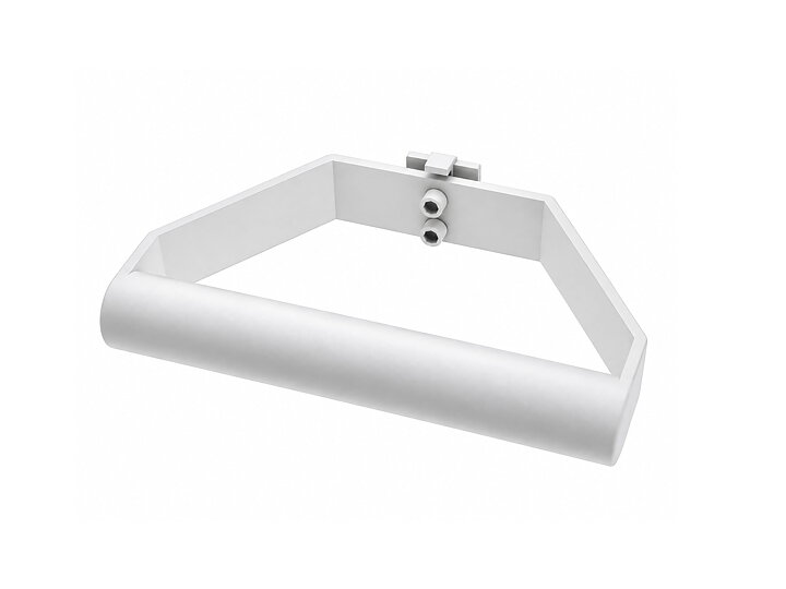 M Public Display Stand Handle White