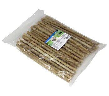 2pets Tuggpinne vriden 24 cm / 7–8 mm – 50-pack