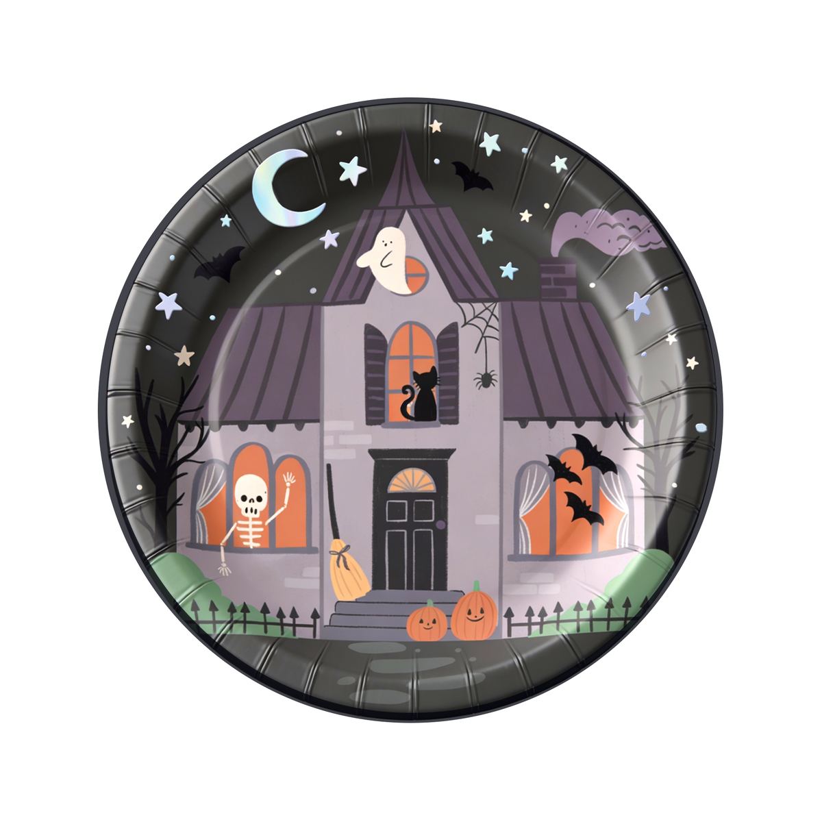 Halloween papptallrikar Spooky Friends 18 cm 6-pack