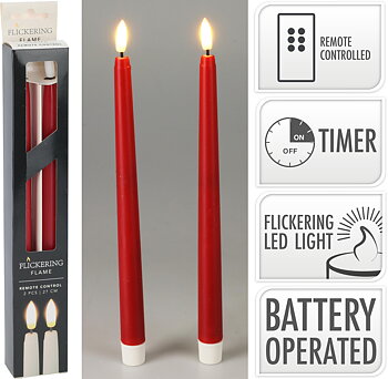 LED kronljus 2-pack 27cm