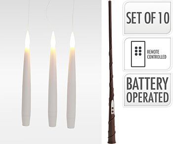 Hängande LED-ljus 10-pack fjärrkontroll
