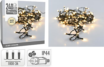 LED LIGHTS 240LED WARM WHITE