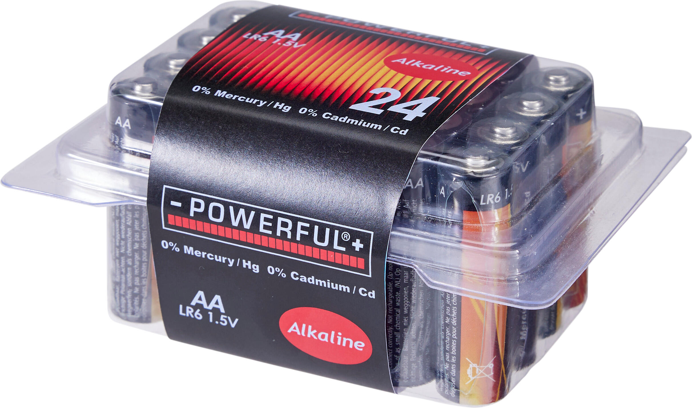 Batterier ALKALINE AA 24PCS