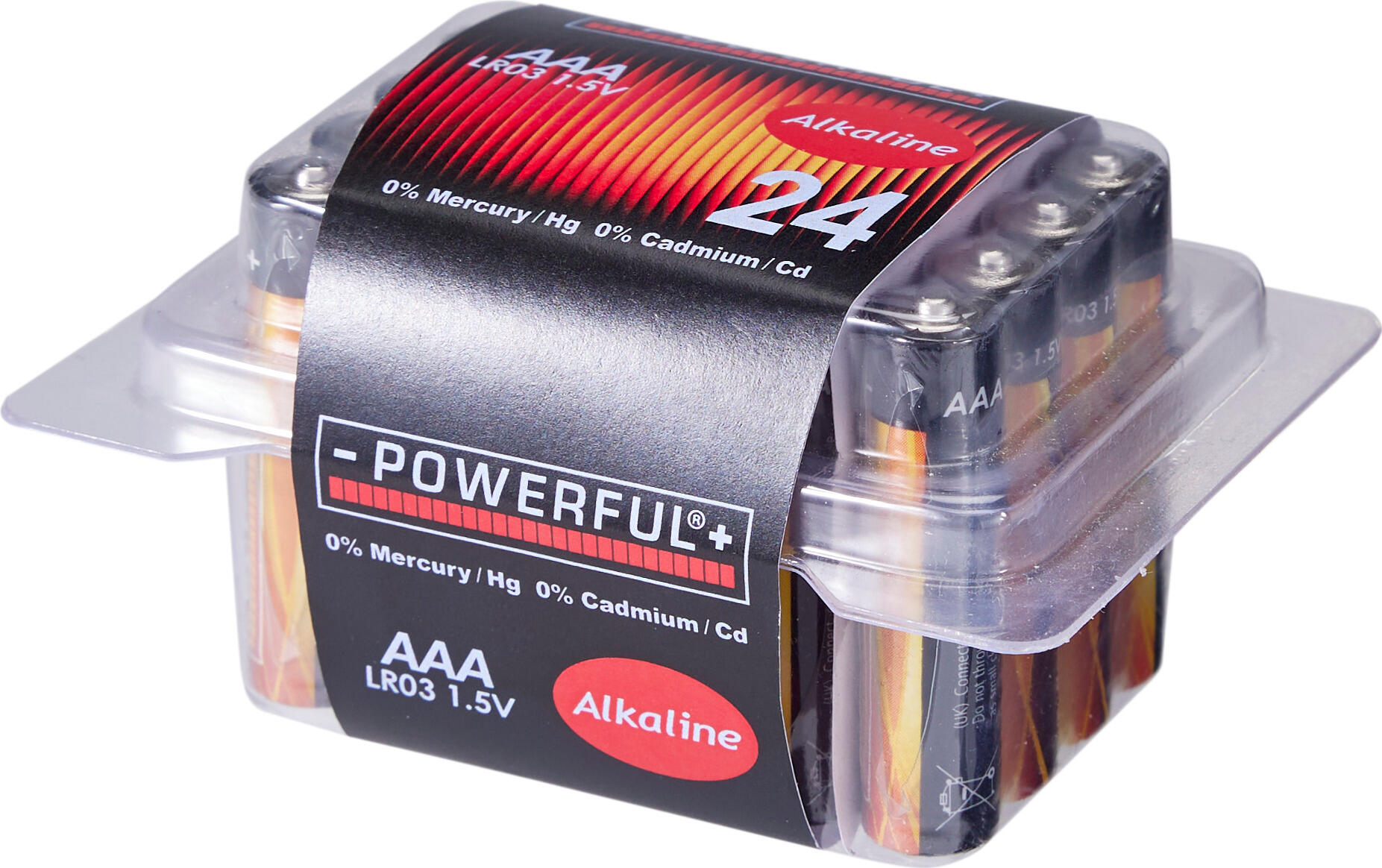 Batterier ALKALINE AAA 24PCS