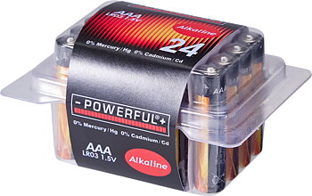 Batterier ALKALINE AAA 24PCS