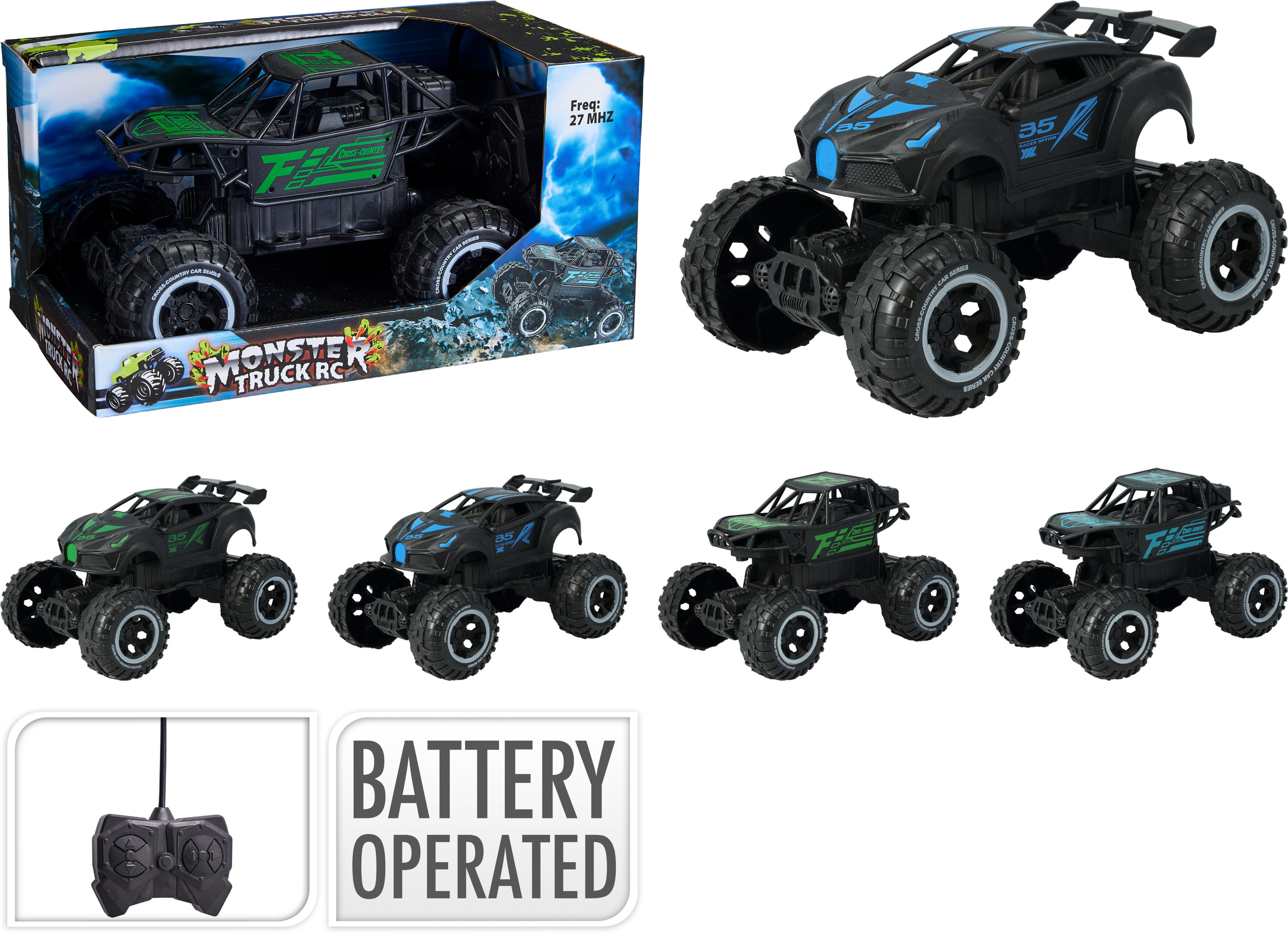 CAR RC 16CM 4ASS