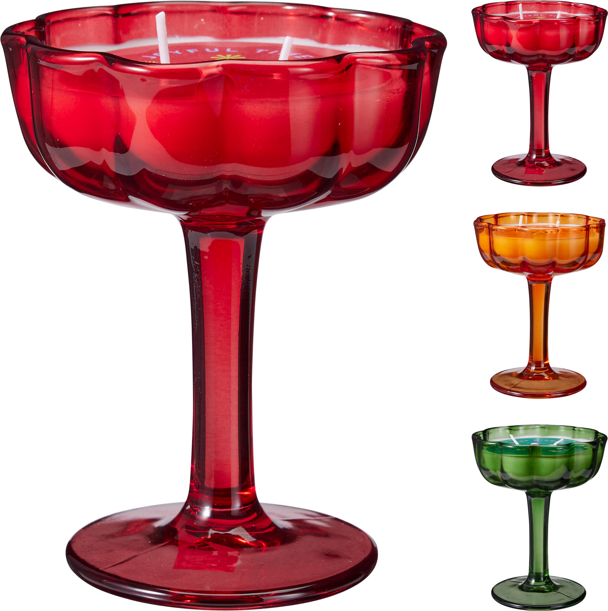 Doftljus i glas 13cm