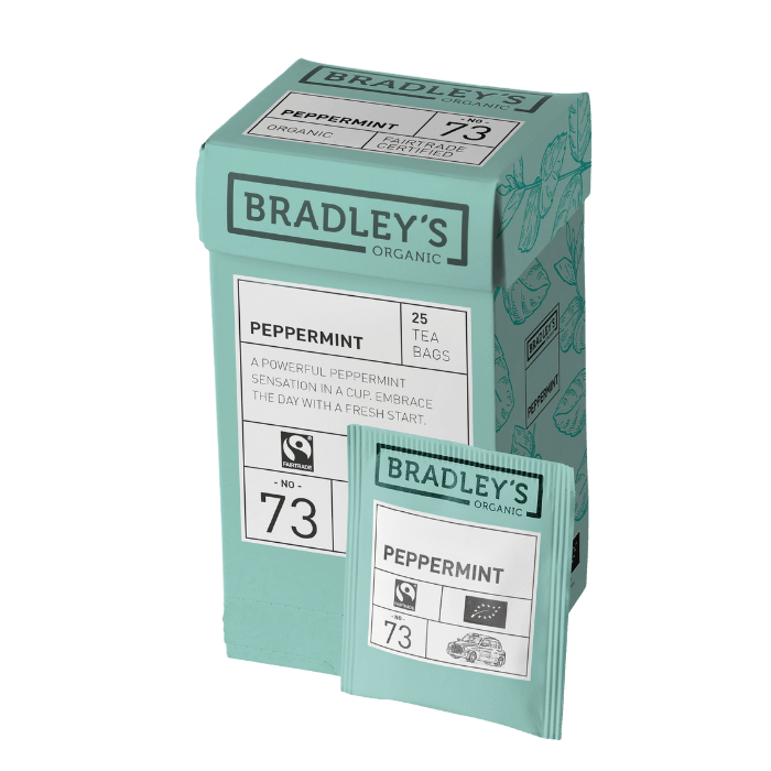 Bradley´s Peppermint Ekologisk No73 - Portionste 25-pack