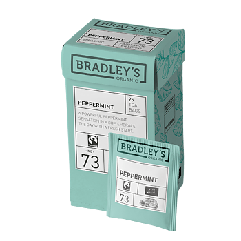 Bradley´s Peppermint Ekologisk No73 - Portionste 25-pack