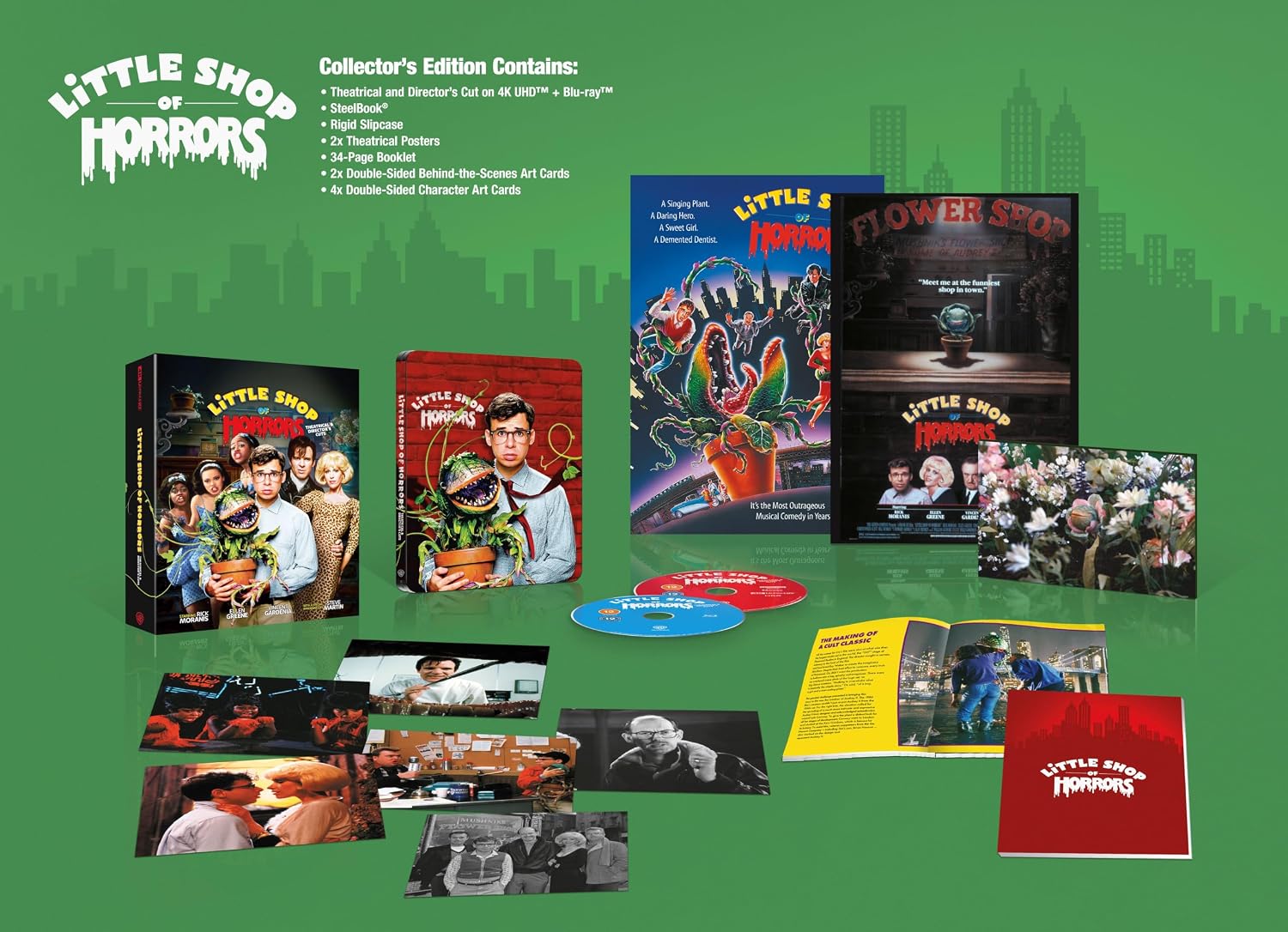 Little Shop of Horrors (Limited Collector's Edition Steelbook) (ej svensk text) (4K Ultra HD + Blu-ray) - 2