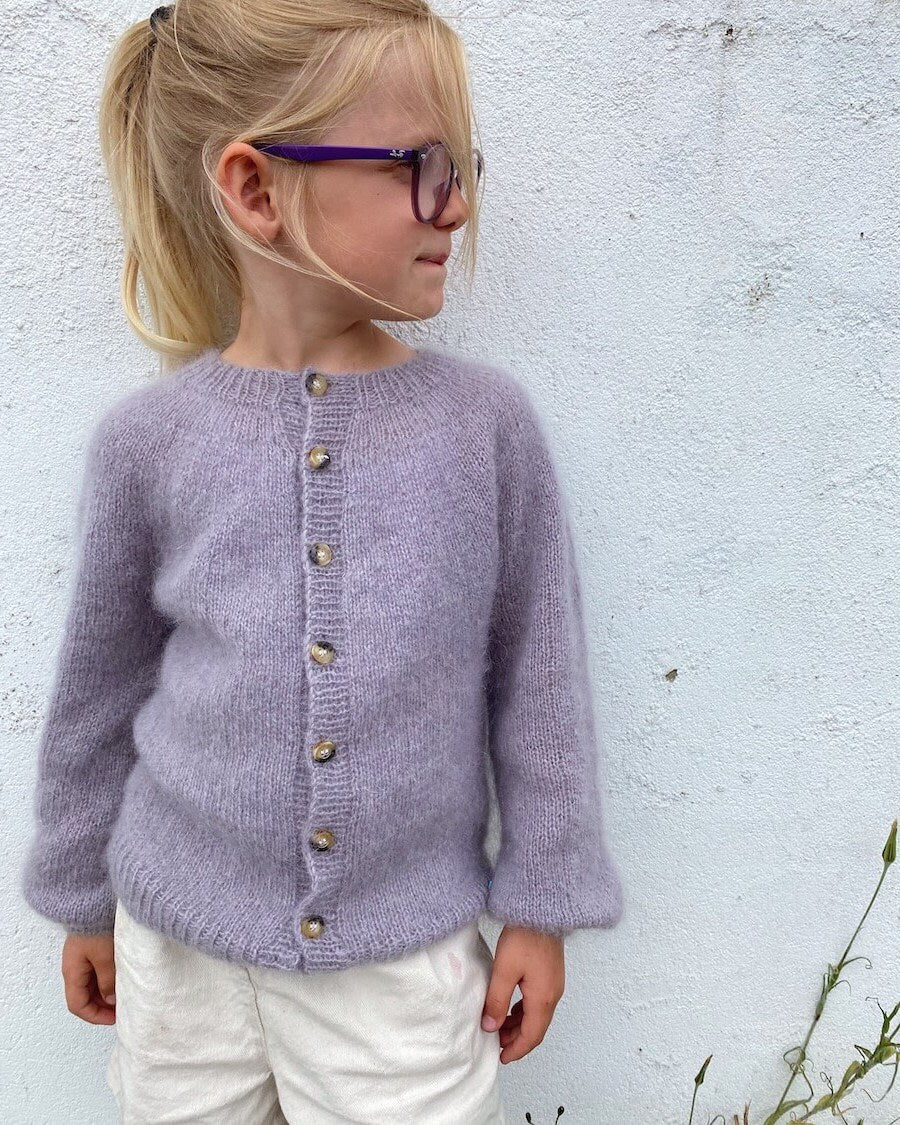 Novice Cardigan Junior- Mohair Edition|Petit Knit