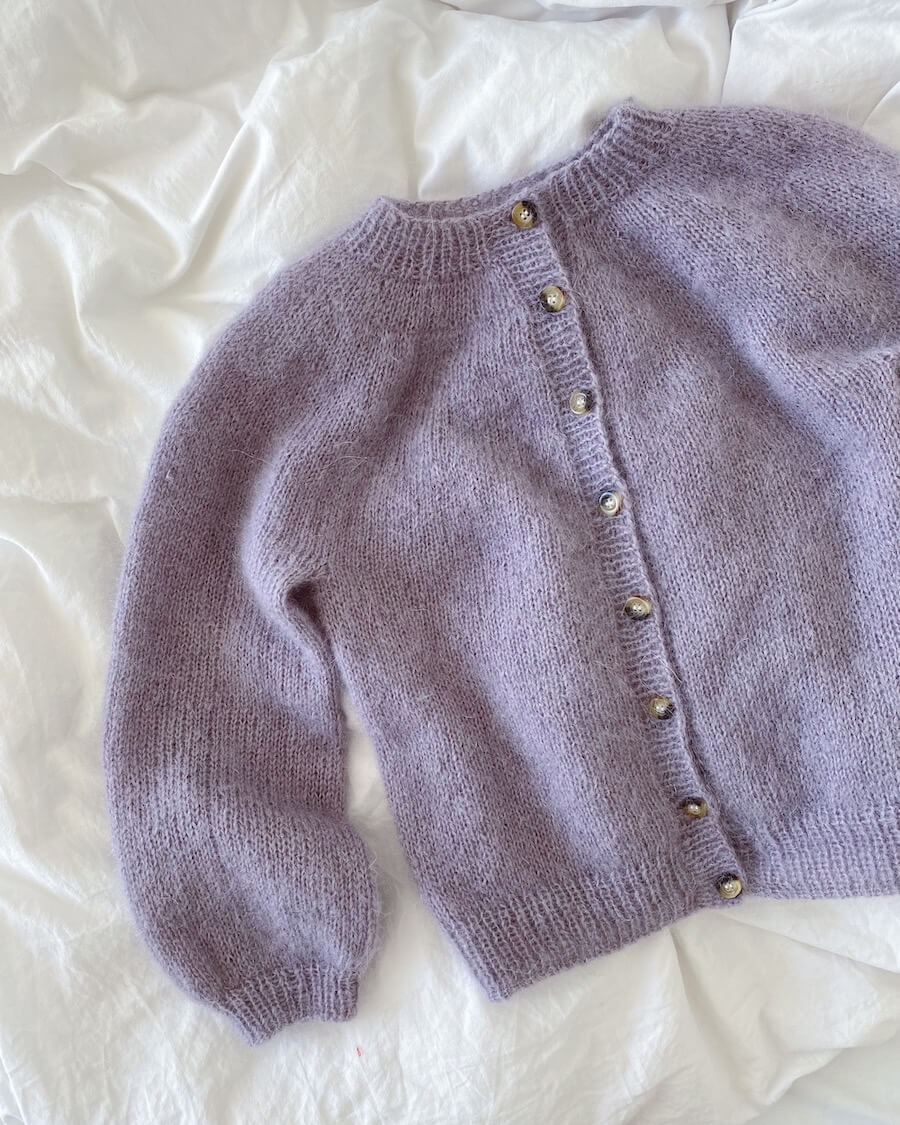 Novice Cardigan Junior- Mohair Edition|Petit Knit