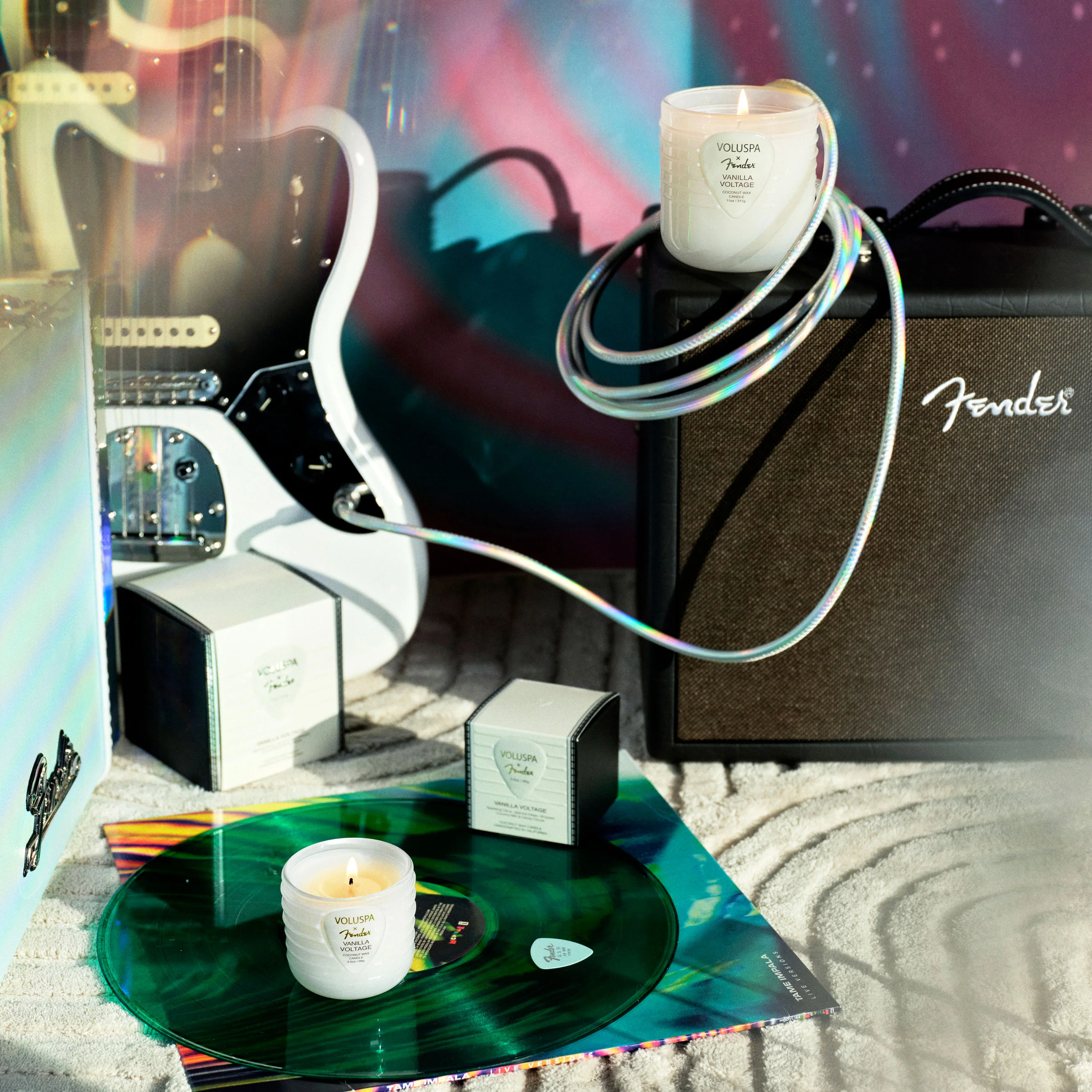 Voluspa Fender Vanilla Voltage Boxed Candle - 3