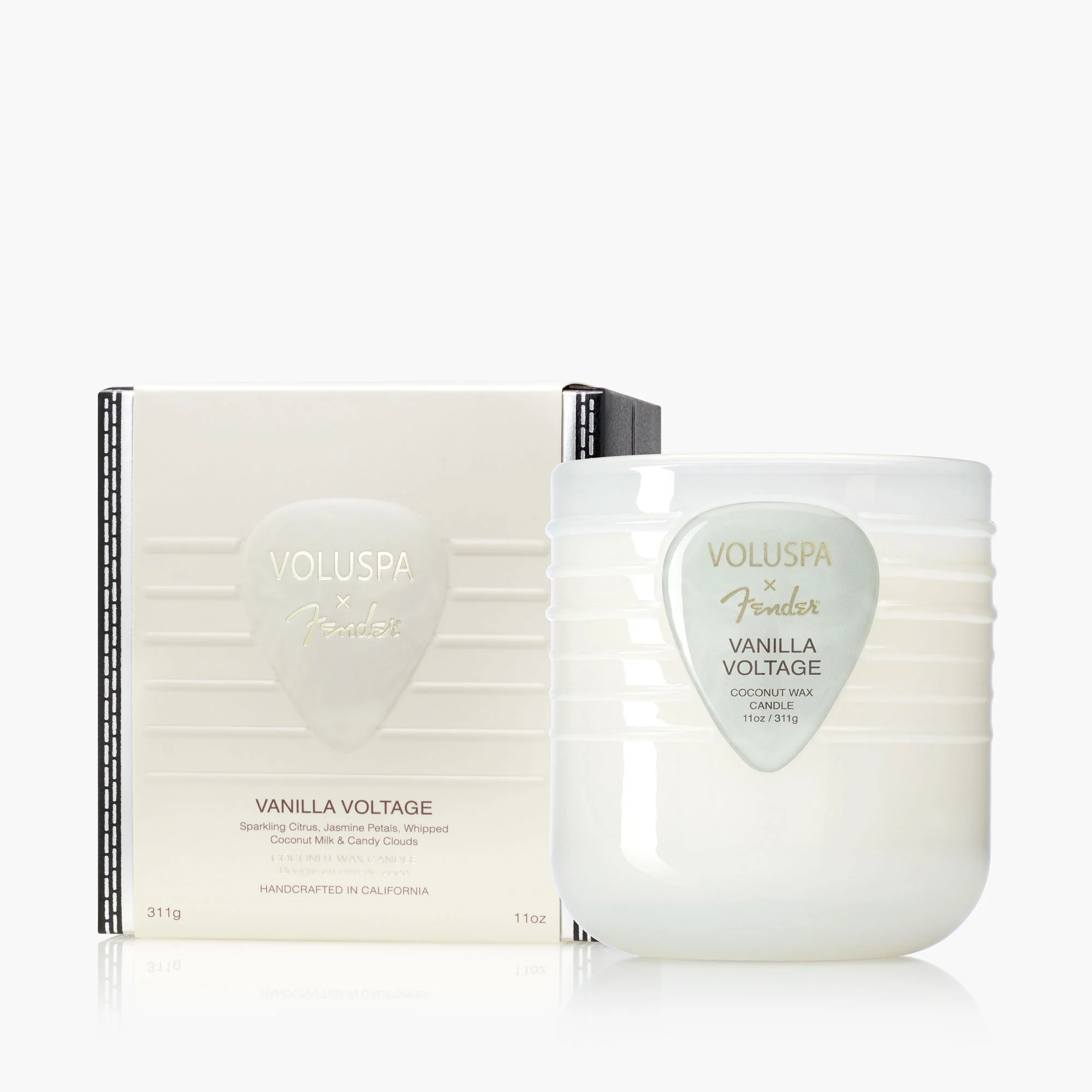 Voluspa Fender Vanilla Voltage Boxed Candle