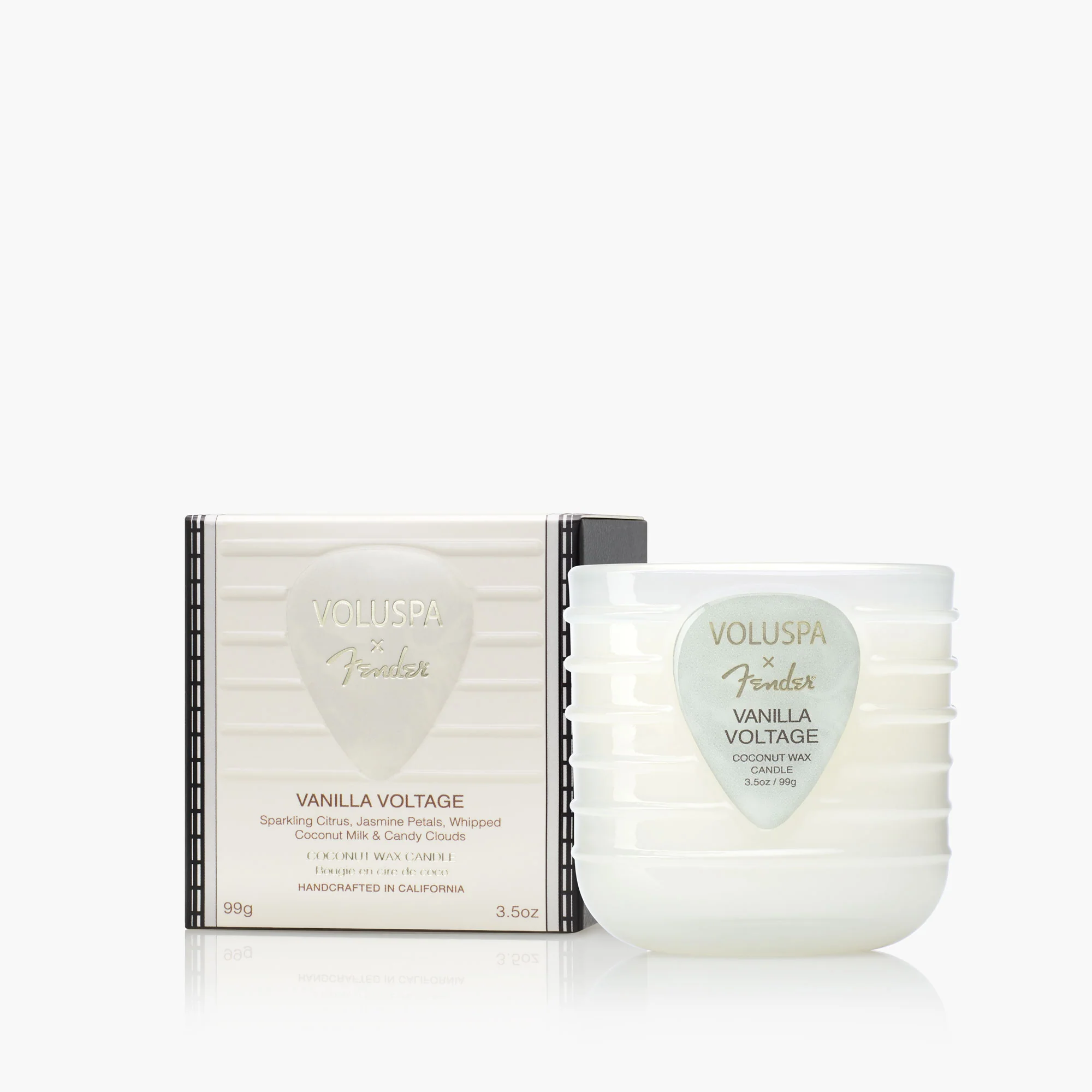 Voluspa Fender Vanilla Voltage Pedestal Candle - 2