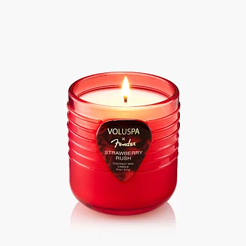 Voluspa Fender Strawberry Rush Boxed Candle