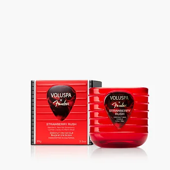 Voluspa Fender Strawberry Rush Mini Boxed Candle