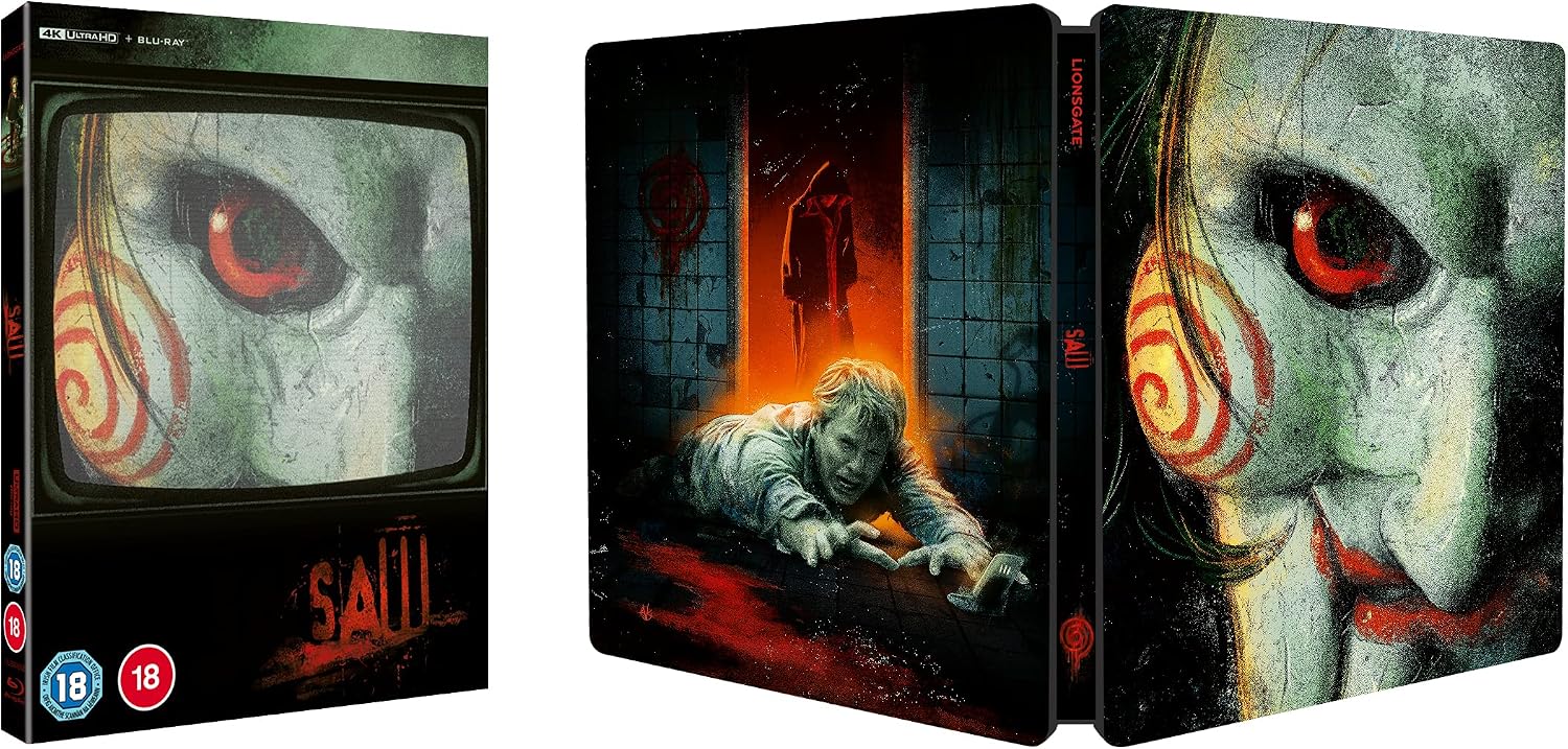 Saw (Limited Edition Steelbook) (ej svensk text) (4K Ultra HD + Blu-ray) - 2