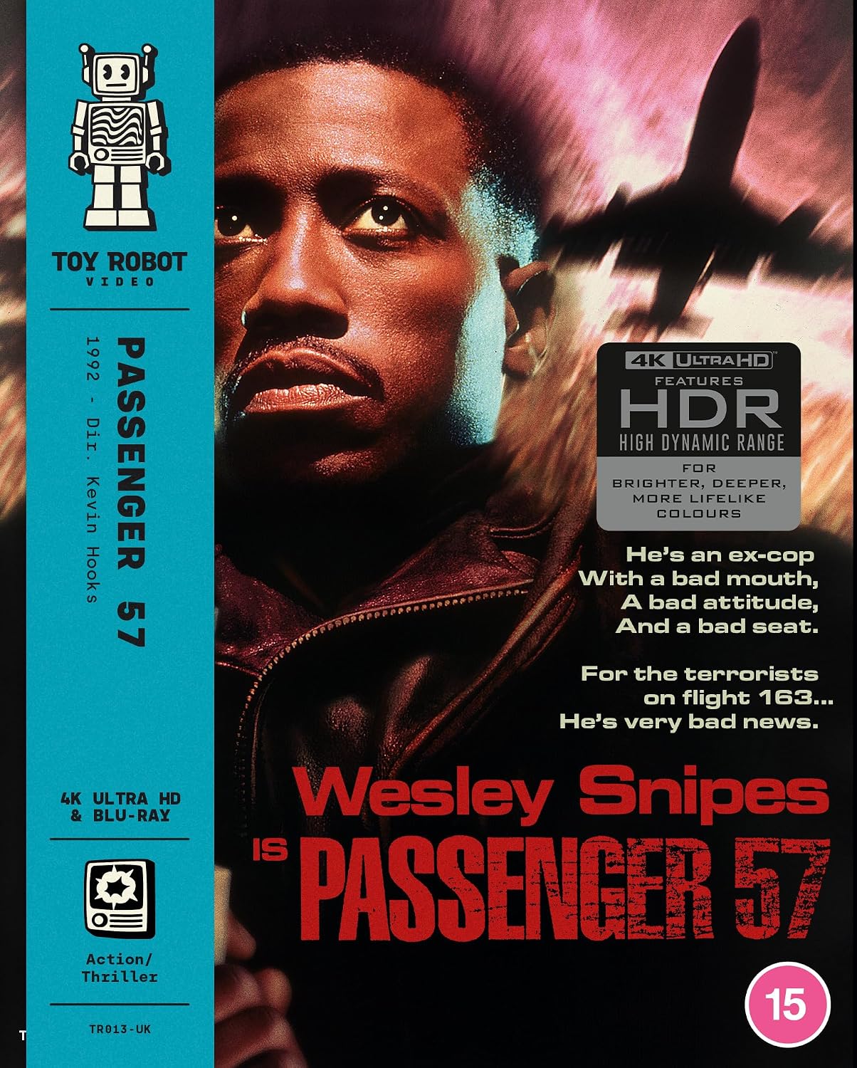 Passagerare 57 (ej svensk text) (4K Ultra HD + Blu-ray)