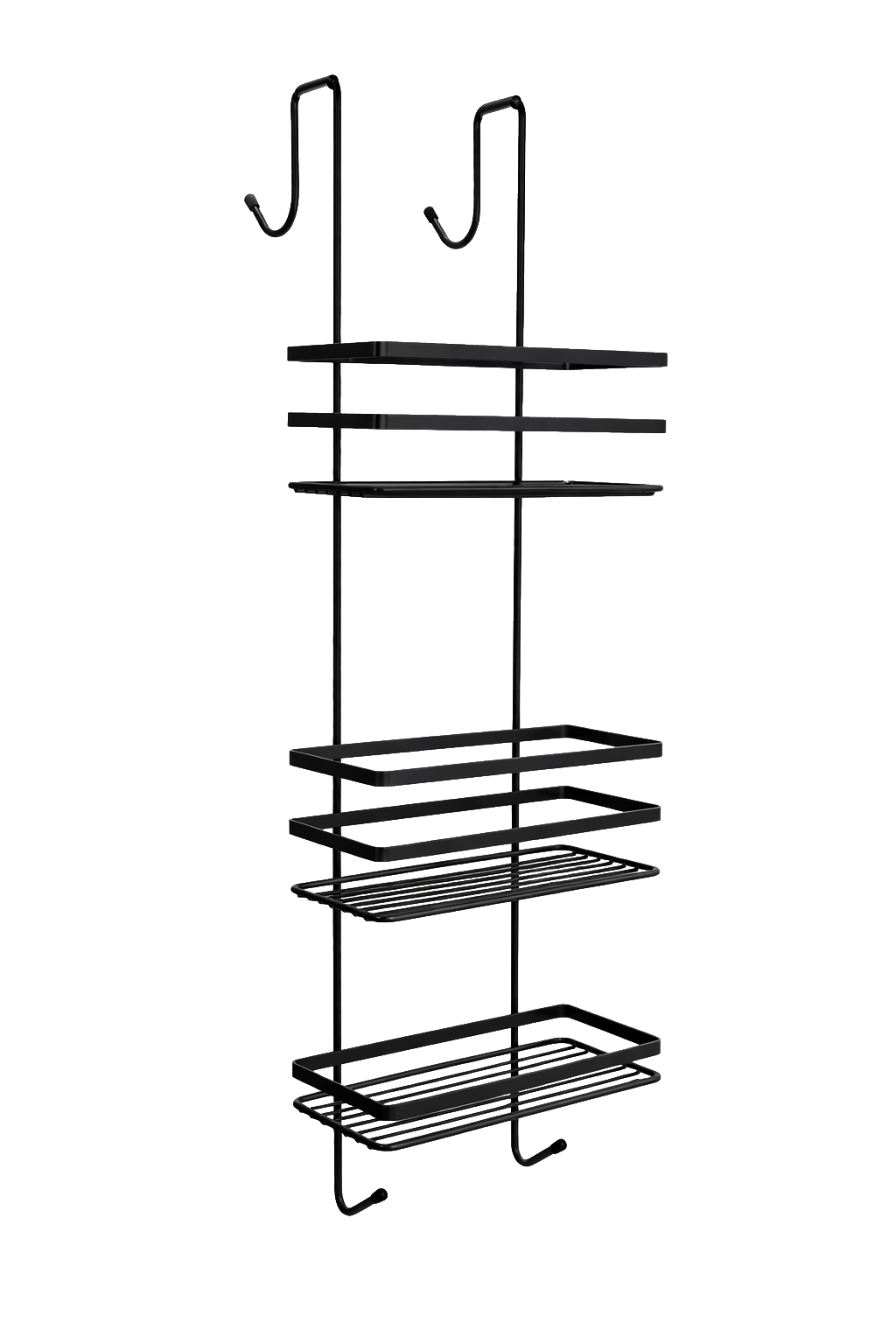 Wire Basket Cubicle Tidy - Matt Black