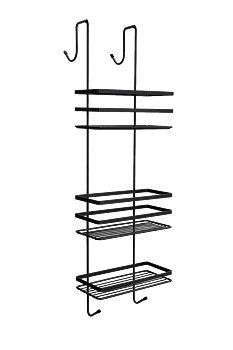 Wire Basket Cubicle Tidy - Matt Black