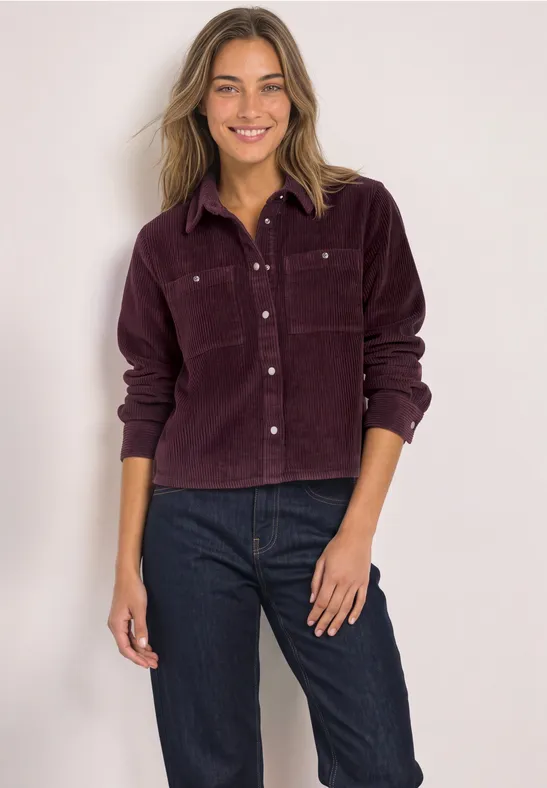 Vinröd Manchesterskjorta Rustic Rouge