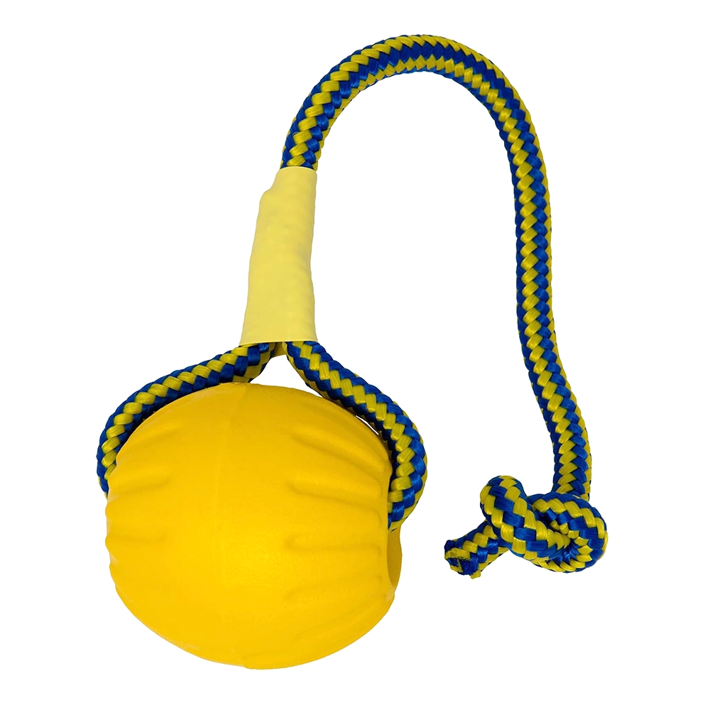 Starmark Swing ’n Fling Durafoam Fetch Ball Dog Toy—Ball with String