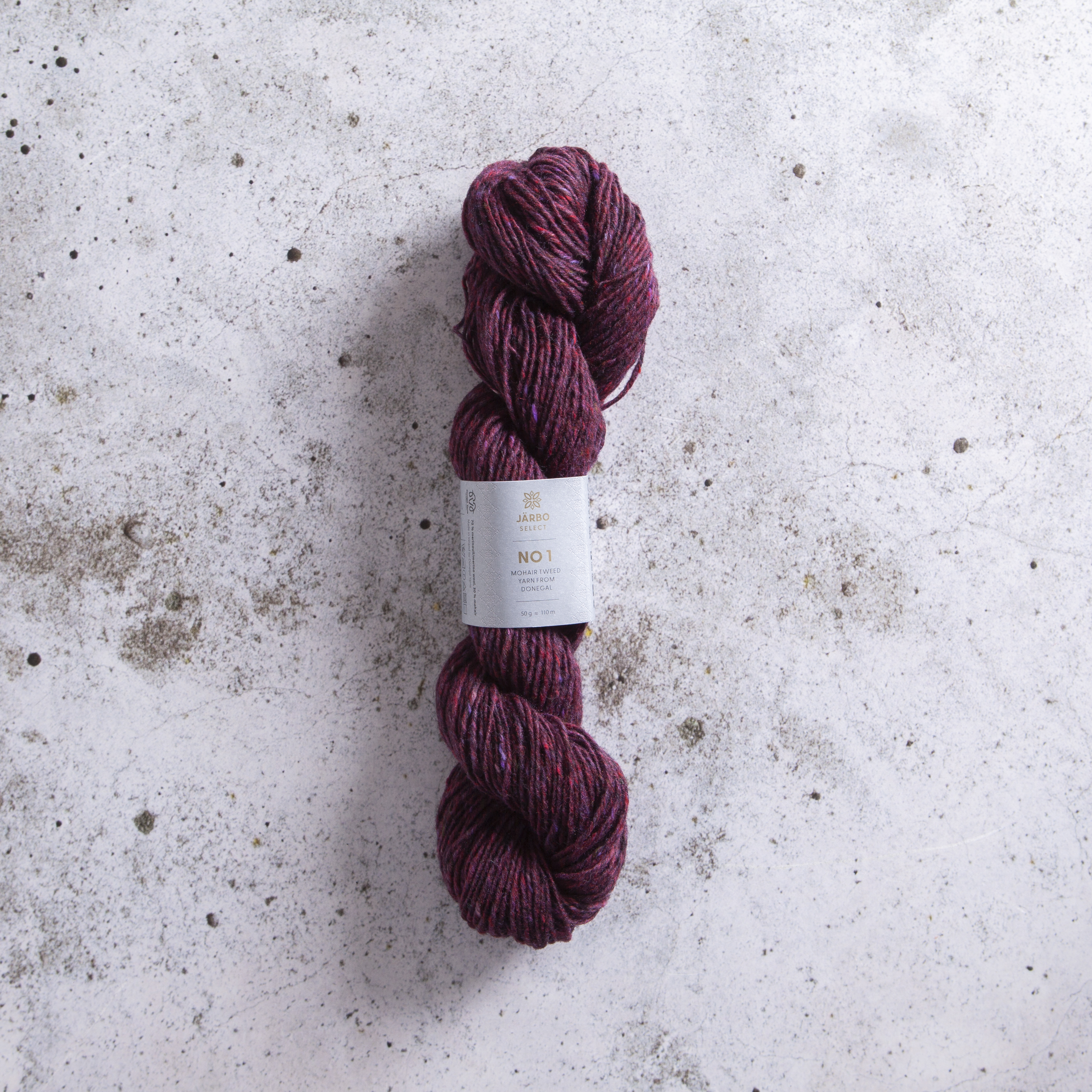 No1 Tweed- Mohair 22314 Brambleberry Jam