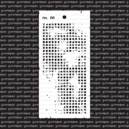 Gummiapan stencil No. 86