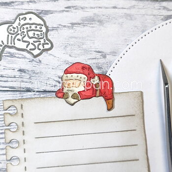 Gummiapan dies - Liggande tomte