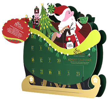 English Tea Shop Tekalender - Santa Sleigh Ekologisk 2026