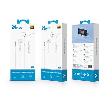 Earphones E12 3.5mm Wired Semi-in-Ear