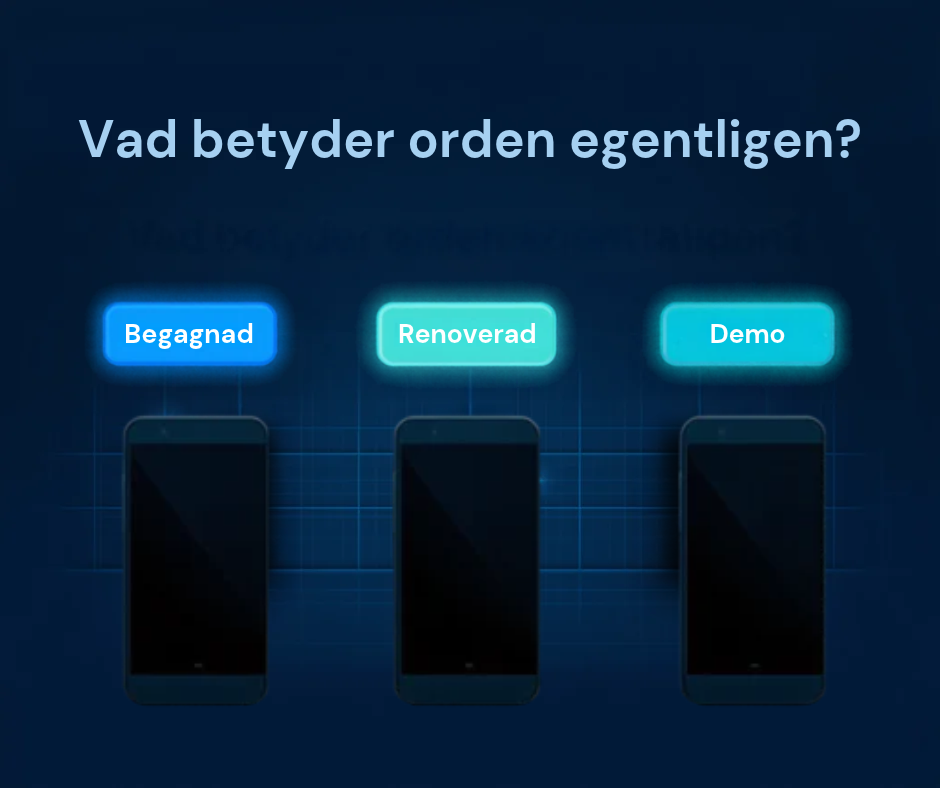 Begagnad, renoverad eller demo: vad är skillnaden egentligen?