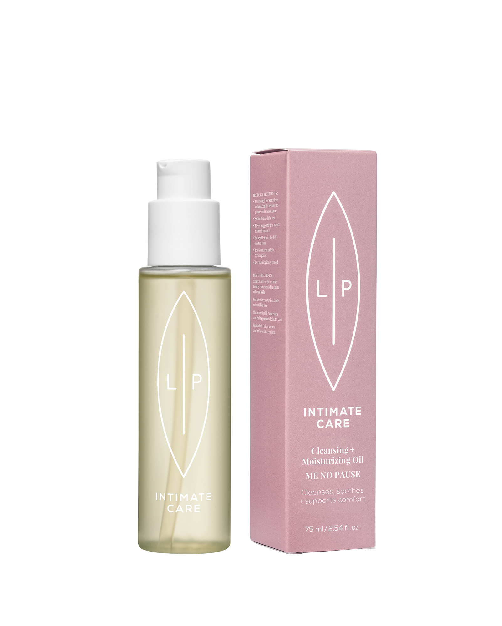 Lip Intimate Care Cleansing + Moisturising Oil, Me No Pause