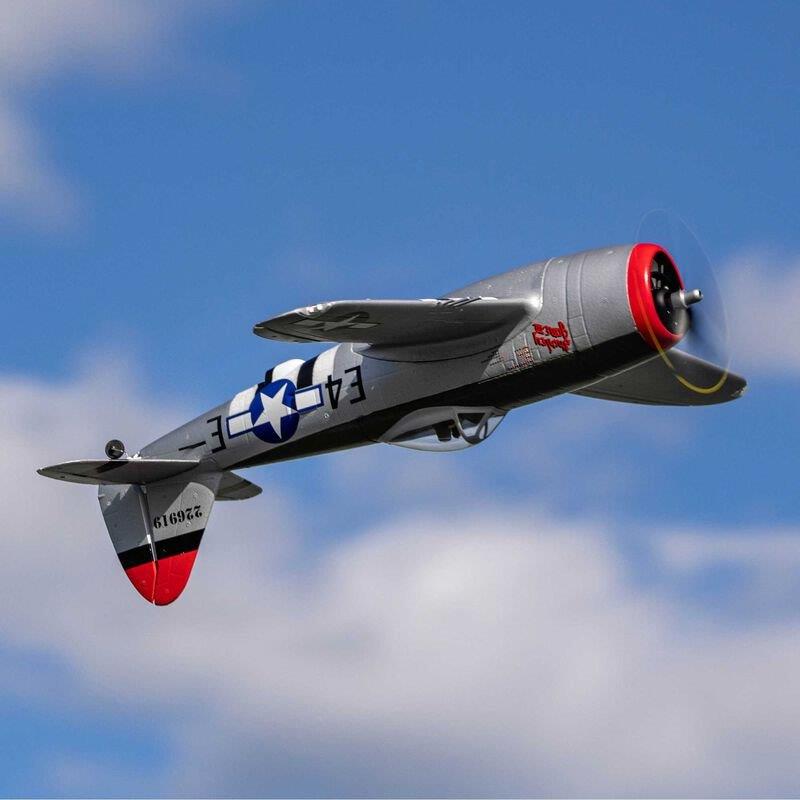 E-flite Micro P-47 Thunderbolt 625mm BNF Basic with AS3X+ and SAFE Select - 8
